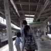 西武池袋線　入間市駅　ホームを歩く　2014.10.26 Seibu Ikebukuro Line Irumashi Station