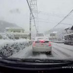 ドラレコ 2018年1月22日 関東大雪　入間市～八王子市　一般道の状態