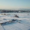 ４K 関東大雪　2018/1/23 埼玉県入間市　空撮　DJI MAVICPRO 朝7時頃の撮影です。徒歩で通勤の方々見てほんと日本人は真面目で素晴らしいと思いました。