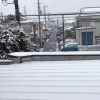 埼玉県入間市は雪積もってます