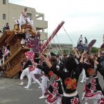 平成29年大阪狭山市だんじり祭り　三津屋連合パレード　パフォーマンス編その1　池之原＆山伏